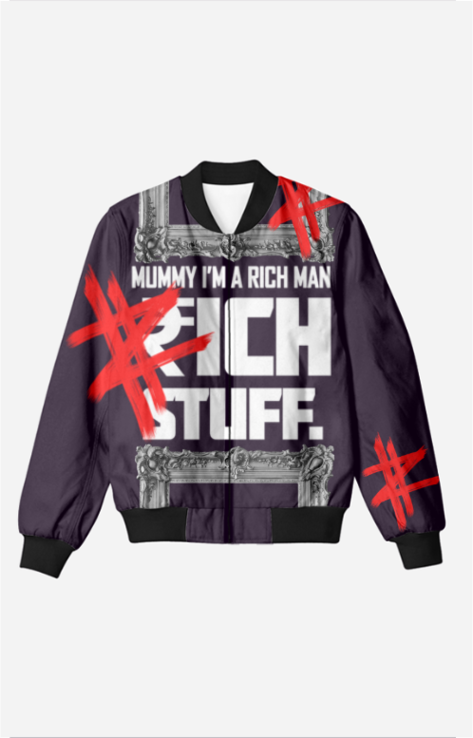 Rich Man Frame Bomber Jacket