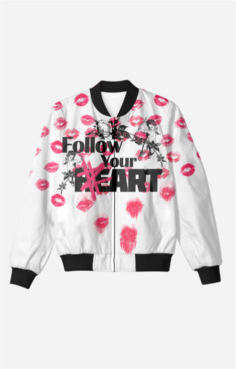 Follow your Heart Bomber Jacket