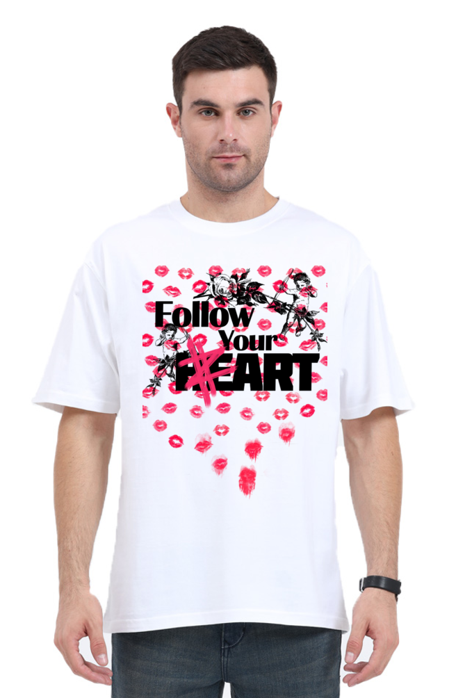 Follow your Heart Oversized Tee