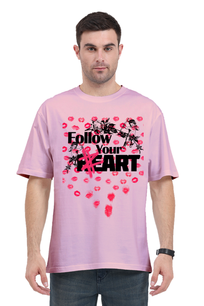 Follow your Heart Oversized Tee