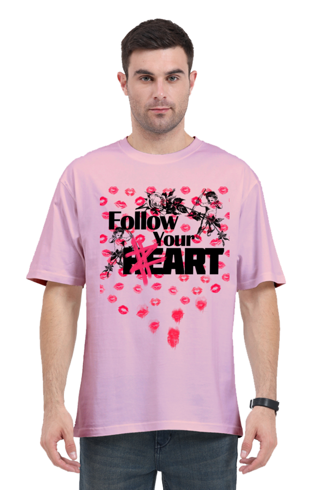 Follow your Heart Oversized Tee