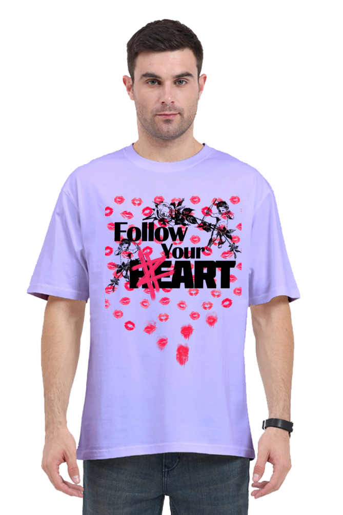 Follow your Heart Oversized Tee