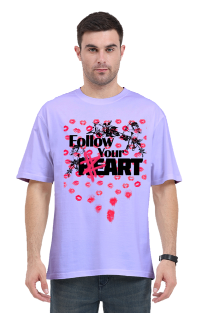 Follow your Heart Oversized Tee