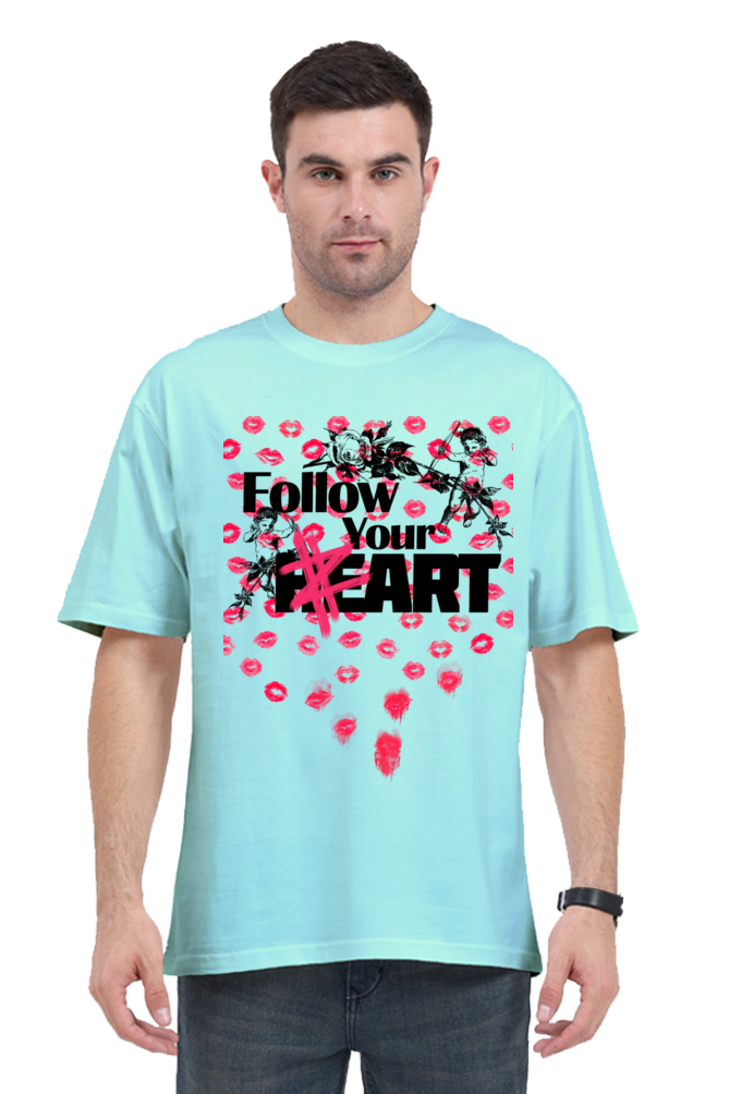 Follow your Heart Oversized Tee