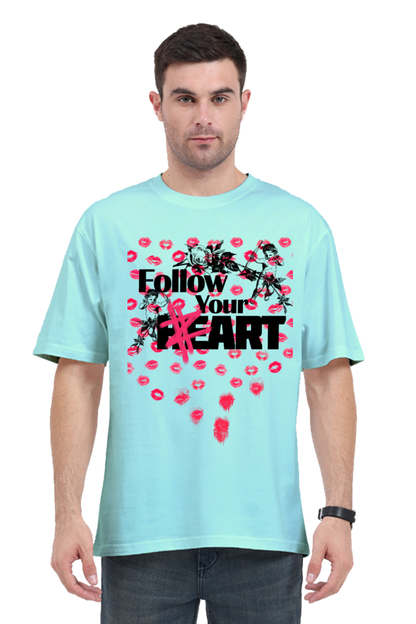 Follow your Heart Oversized Tee