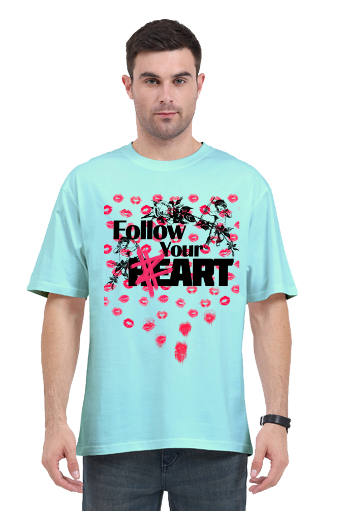 Follow your Heart Oversized Tee