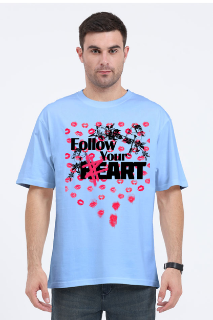 Follow your Heart Oversized Tee