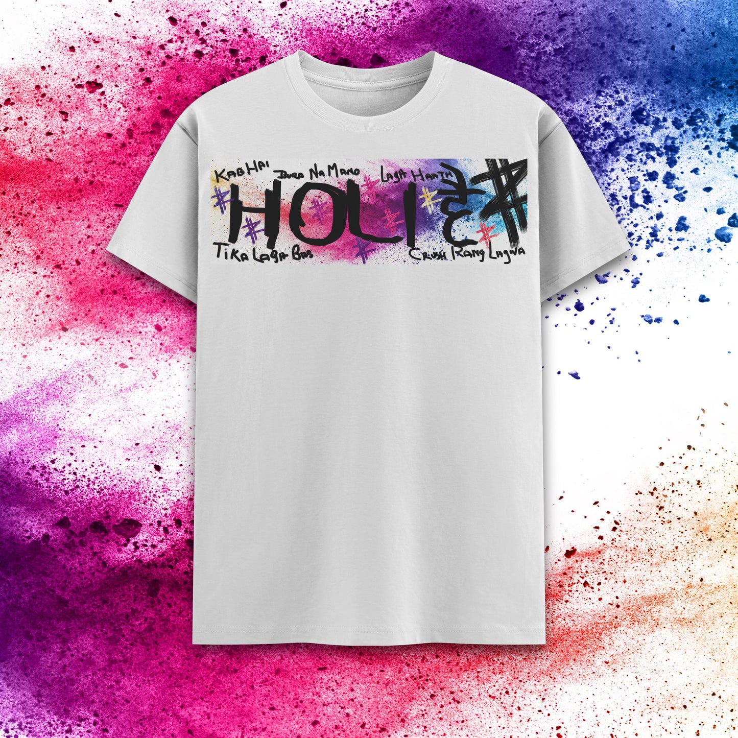 Holi Round Neck Tee