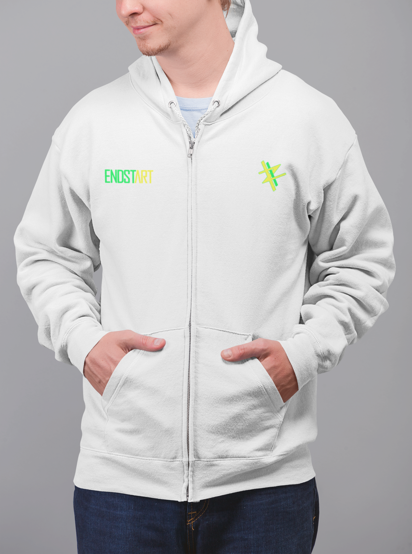 Golden Unisex Zip Hoodie