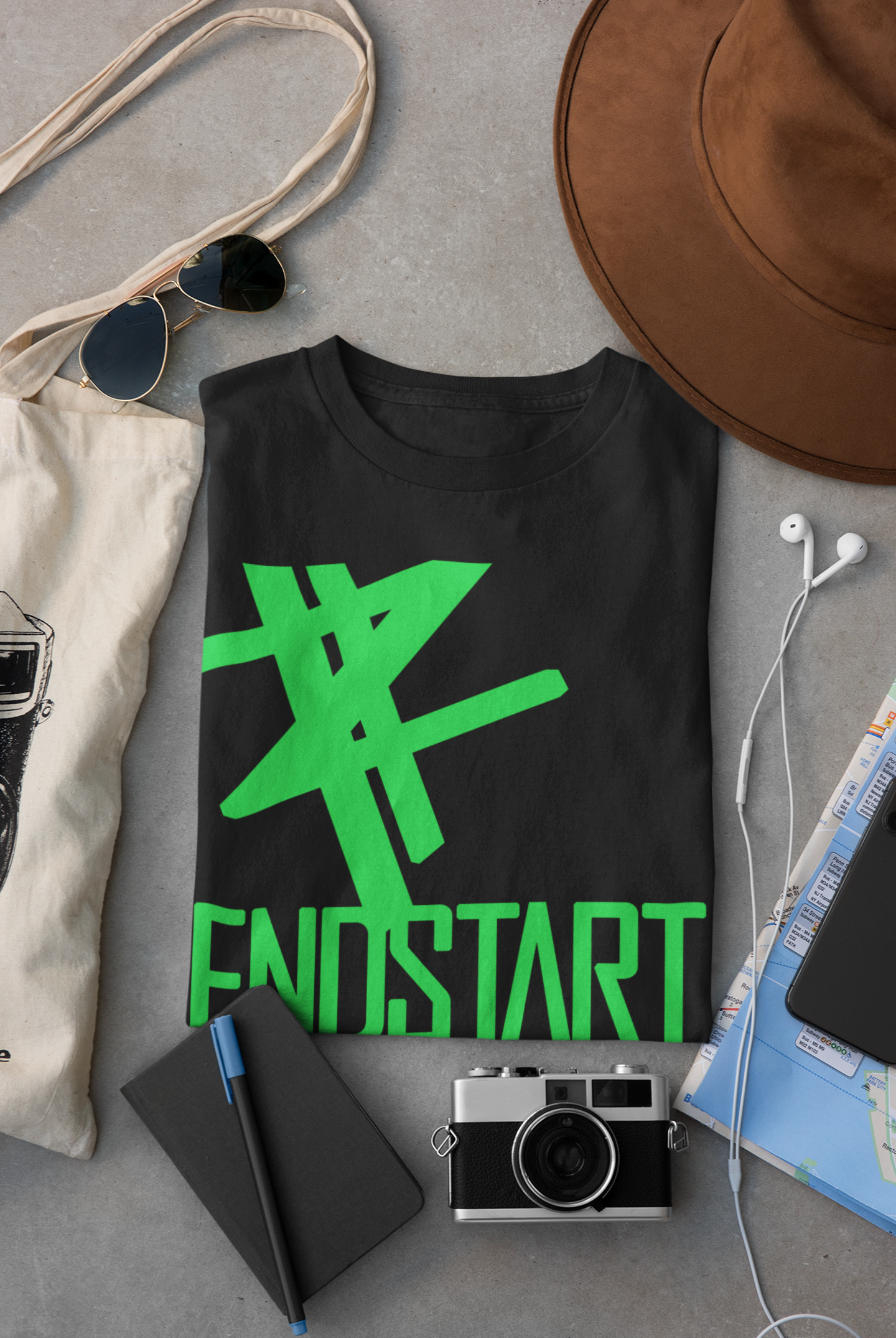 ENDSTART 1Z Round Neck Tee