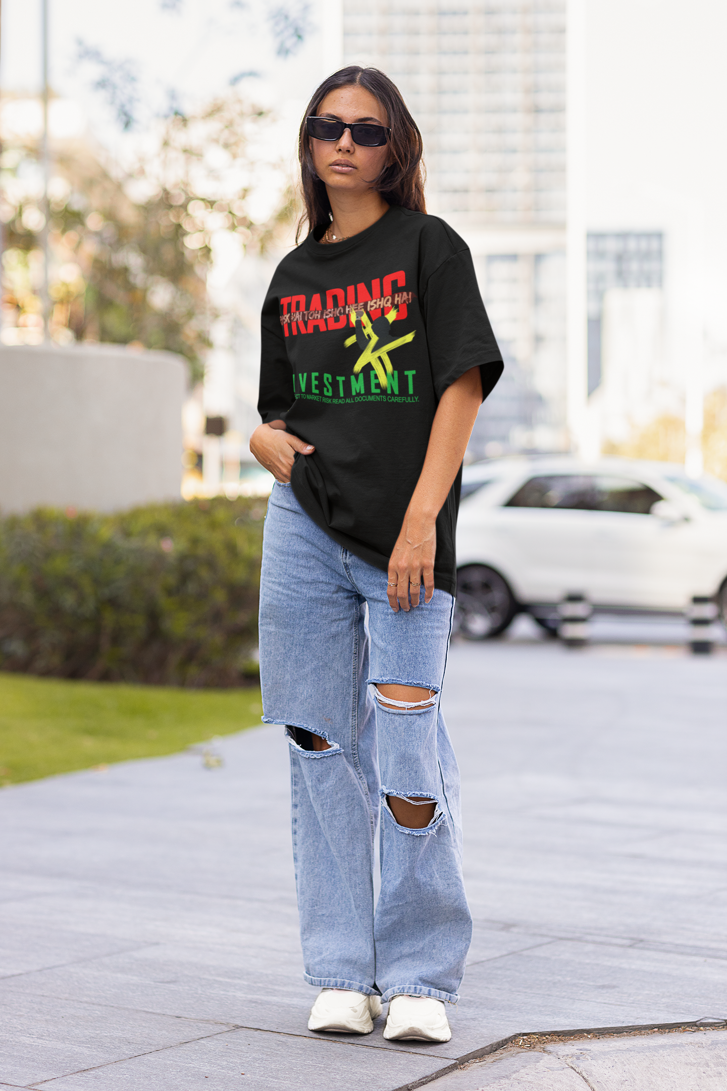 Trader & Investor Oversized Tee