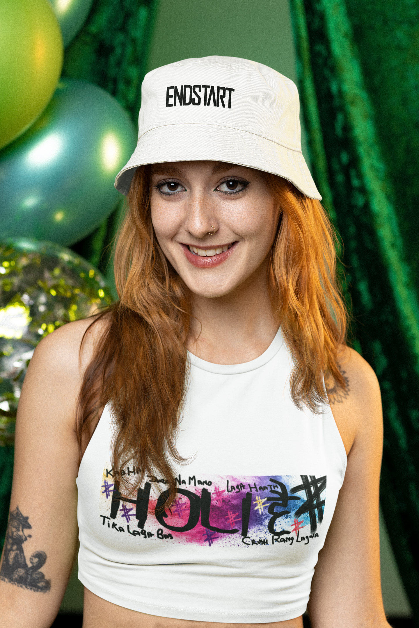 Holi Crop Tank