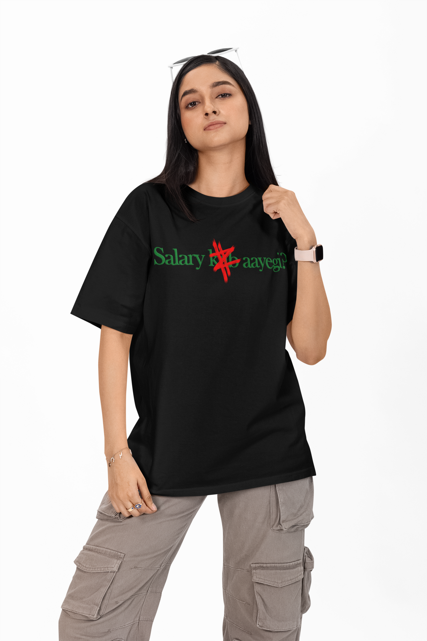 Salary kab aayegi Oversized Tee
