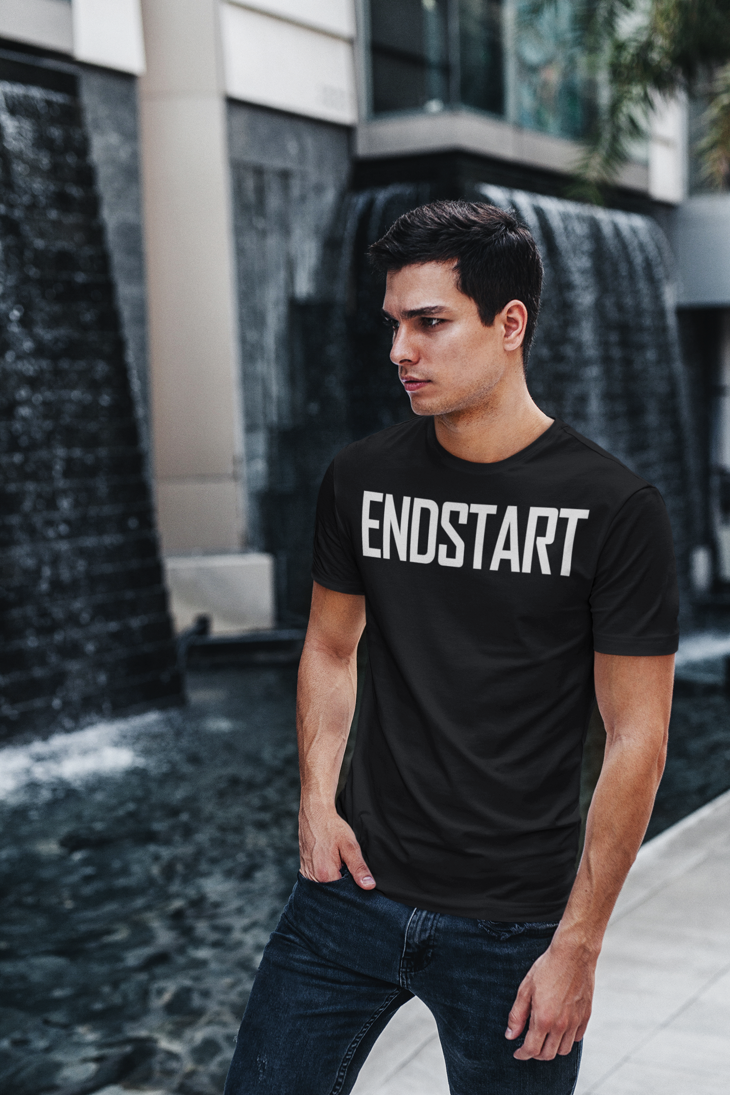 ENDSTART Round Neck Tee